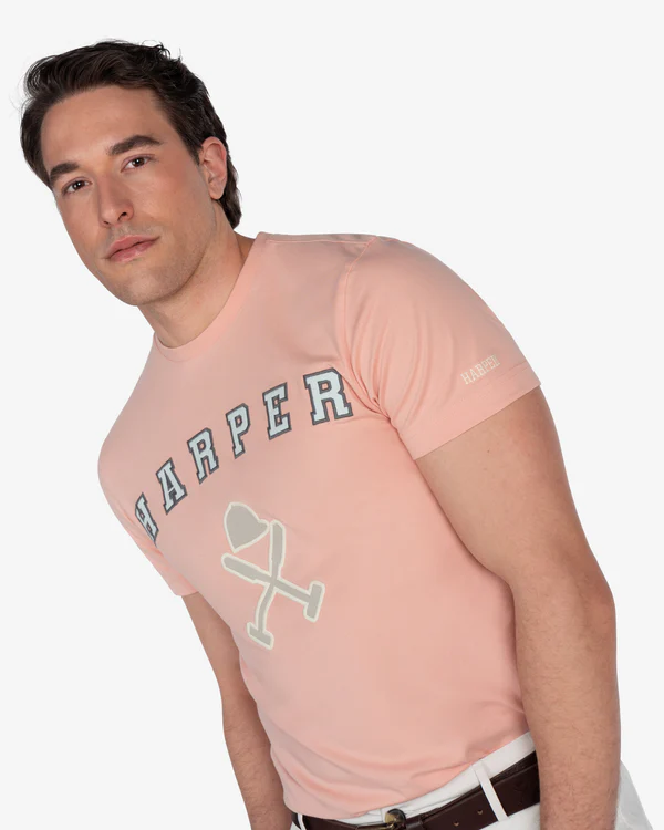 Camiseta Retro Rose Blush  - Harper &amp; Neyer