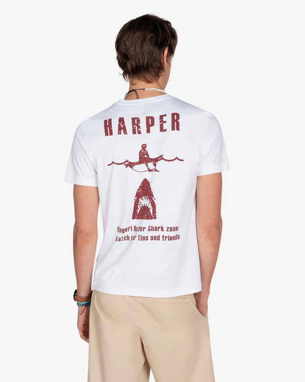 Camiseta Danger White  - Harper &amp; Neyer