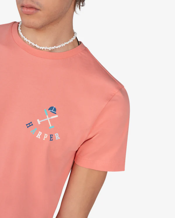 Camiseta Rhode Island Coral - Harper &amp; Neyer
