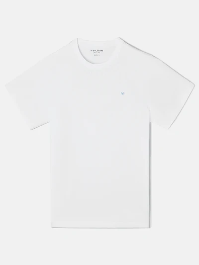 Camiseta Circulo Rombos Blanca - Silbon