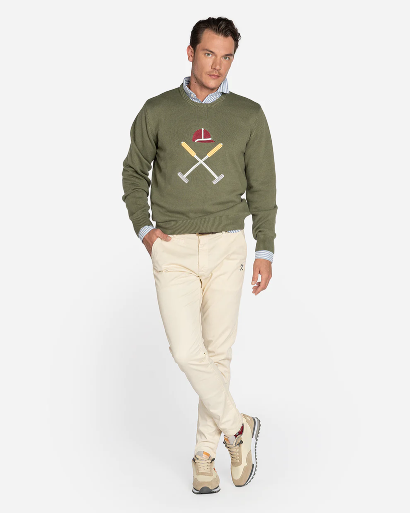 Jersey Vermont Soft Military Green - Harper &amp; Neyer