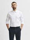 Camisa Bright White Slhregethan Shirt Ls Classic Noos - Selected Homme