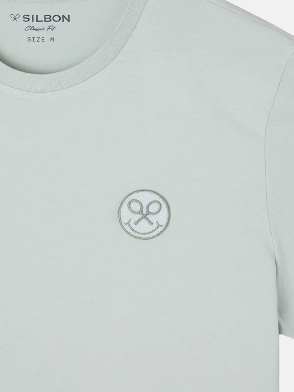 Camiseta Logo Smile Verde - Silbon