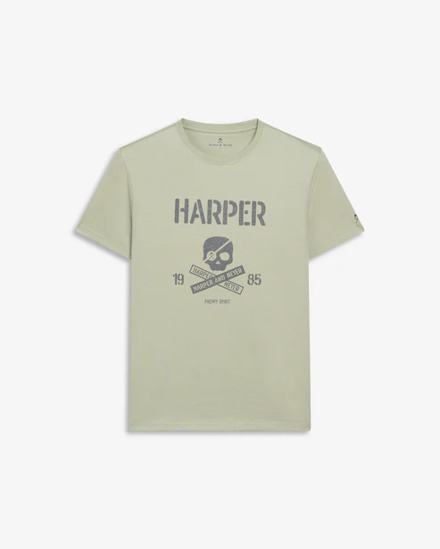 Camiseta Skull Military Light - Harper &amp; Neyer