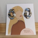 Pendientes Isidora Azul - Arcilla Polimérica Miranda