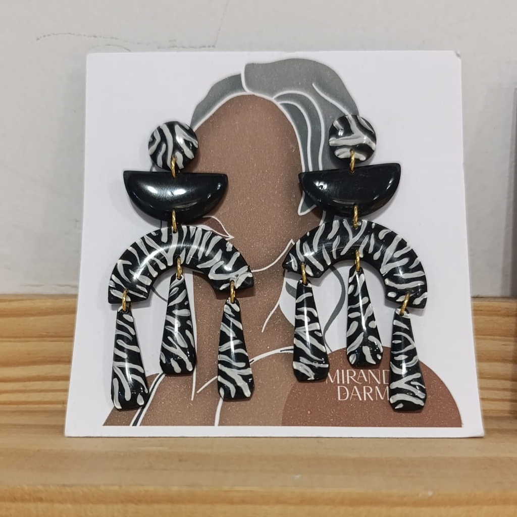 Pendientes Ursula - Arcilla Polimérica Miranda