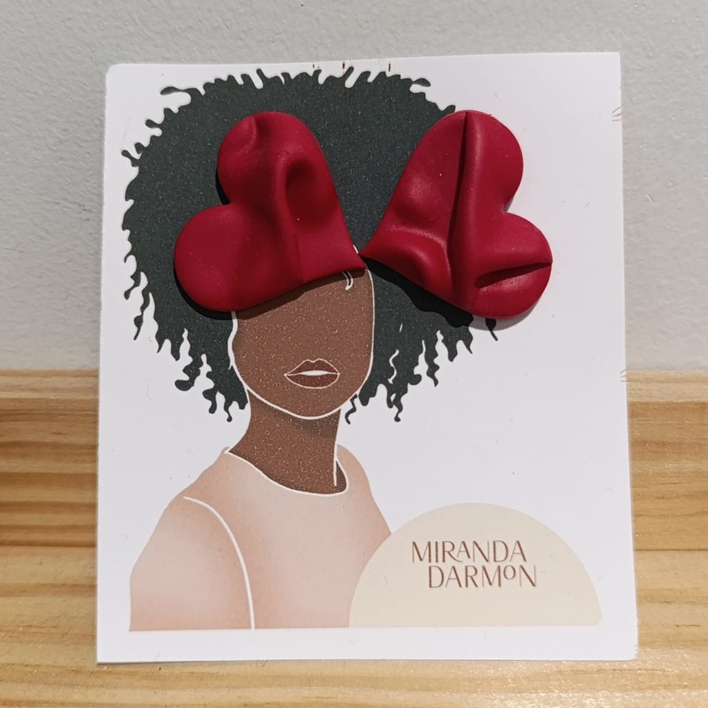 Pendientes Cuore - Arcilla Polimérica Miranda