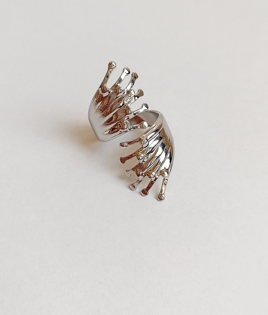 Anillo Maxi Aura (Plateado)
