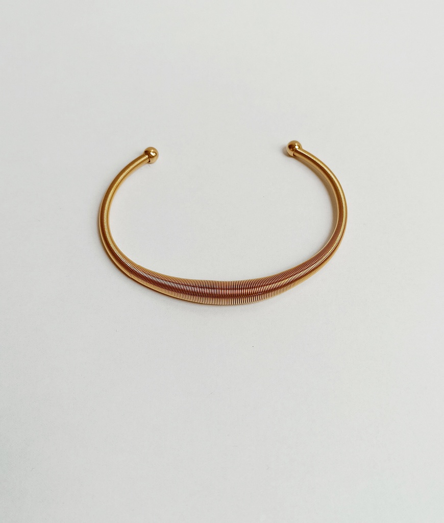 Brazalete Coiled (Dorado)