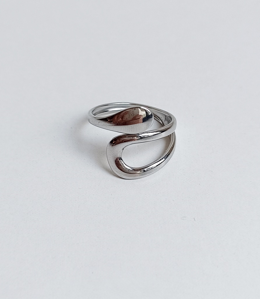 Anillo Básico Ona Plateado