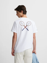 Camiseta Raqueta Retro SB Blanca - Silbon