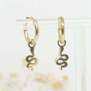 Arito Charm Extraíble Serpiente Dorado