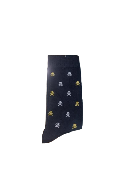 Calcetines Calaveras Fondo Negro
