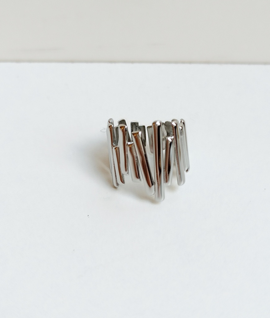 Anillo Sticks (Plateado)