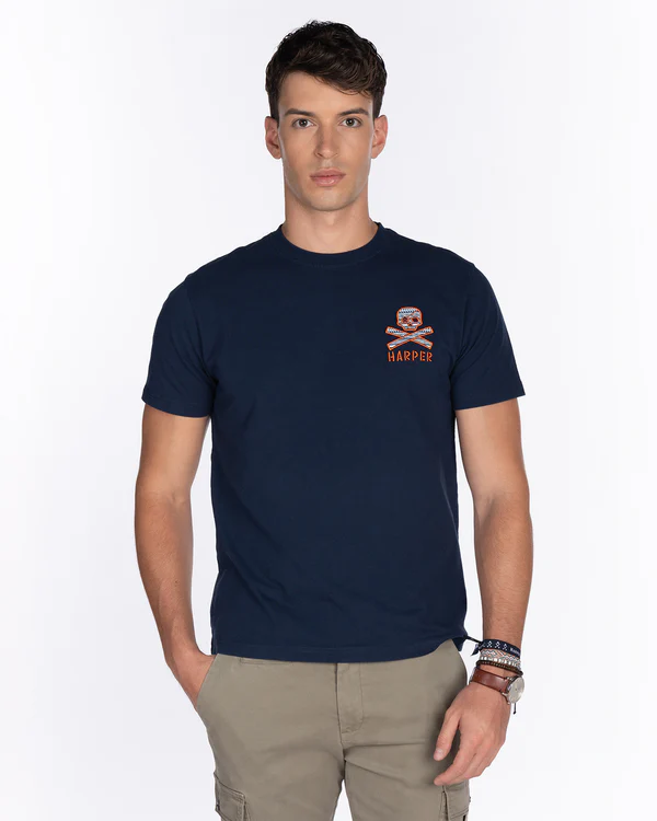 Camiseta Hurricane Navy Blue - Harper &amp; Neyer