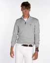 Jersey Zipper Medium Grey - Harper &amp; Neyer