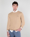 Jersey Cuello Redondo Camel  - El Ganso