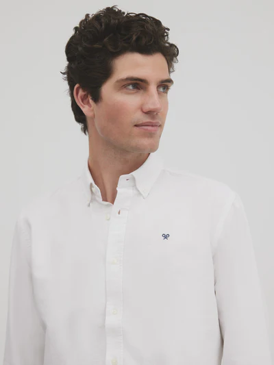 Camisa Sport Oxford Blanca - Silbon