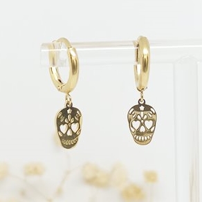 Arito Charm Calavera Dorado