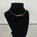 Collar Palito Nudo Dorado