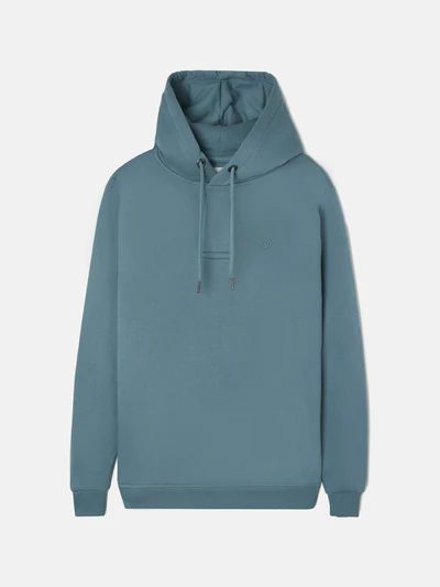 Sudadera Hoodie Raqueta Trasera Petróleo - Silbon