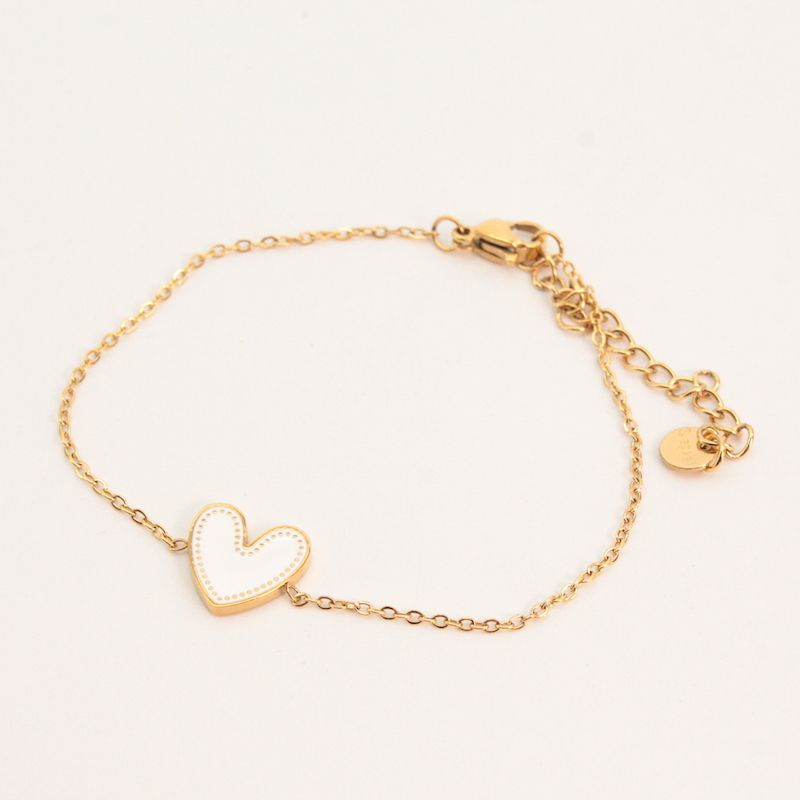 Pulsera Dorada Corazón
