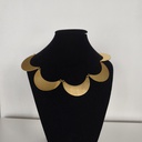 Collar Maxi Media Luna Dorado