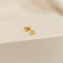 Pendiente Trébol 4 hojas Midi Dorado