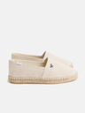 Alpargata Clásica Mini Logo Crema - Silbon