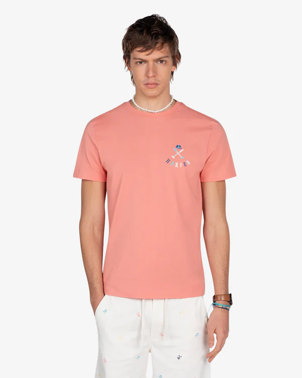 Camiseta Rhode Island Coral - Harper &amp; Neyer