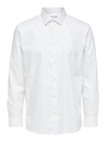 Camisa Bright White Slhregethan Shirt Ls Classic Noos - Selected Homme