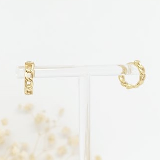 Aros Cadena Mini Dorado