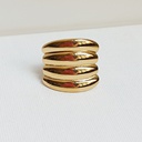 Anillo Maxi Cuatro Stick Dorado