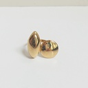 Anillo Óvalo Y Círculo Dorado