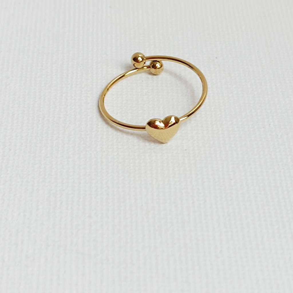 Anillo Mini Heart (Dorado)
