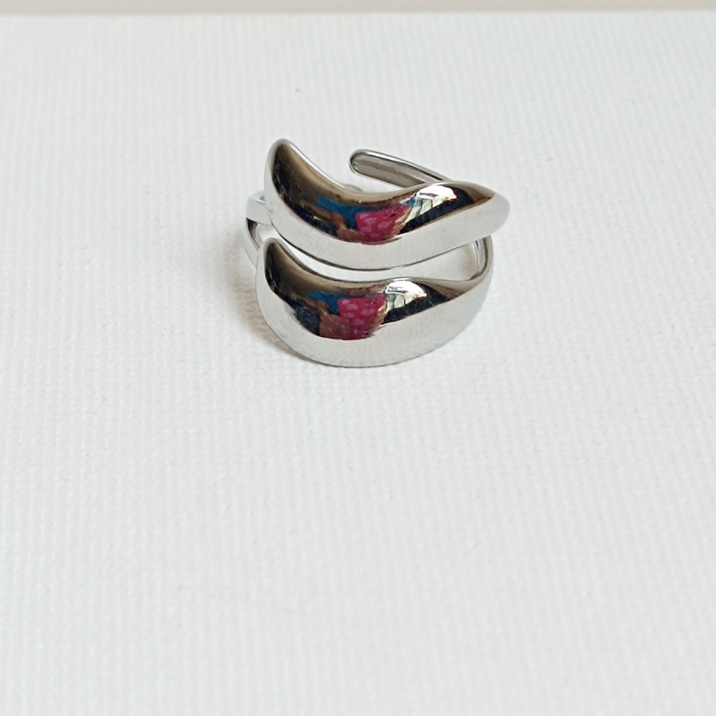 Anillo Double Vibe (Plateado)