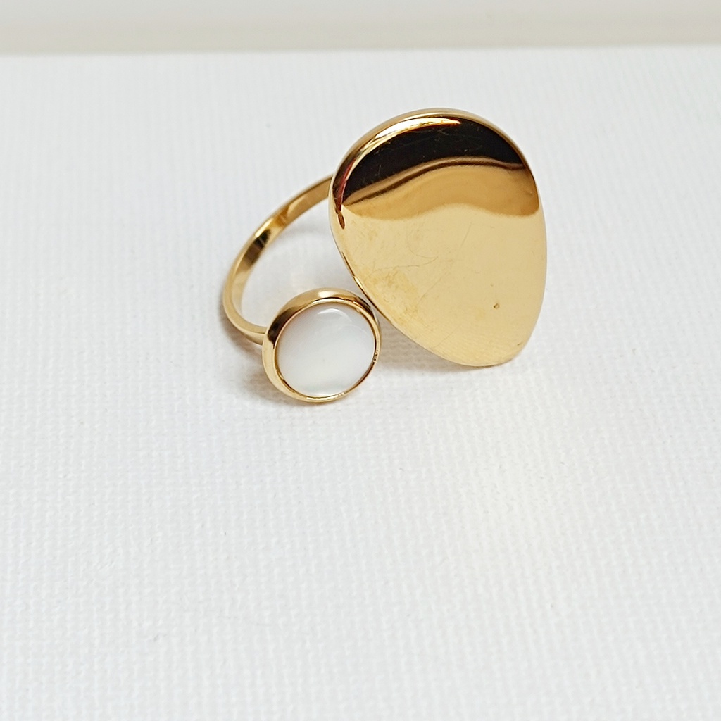 Anillo Minerva Design (Dorado)