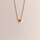 Collar Corazón Pequeño Dorado