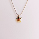 Collar Estrella Mar Pequeña Dorado