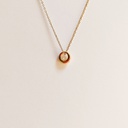Collar Óvalo Pequeño Dorado