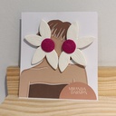 Pendientes Margarita Fucsia - Arcilla Polimérica Miranda