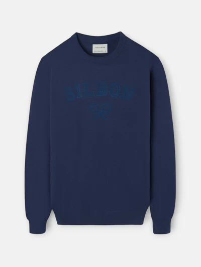 Jersey Raqueta Media Azul Marino - Silbon