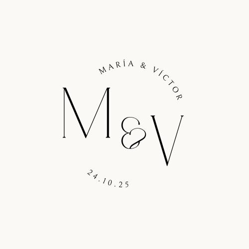 Pedido personalizado Maria y Victor