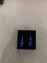 Pendientes Metacrilato Rayo Aro Doble Color