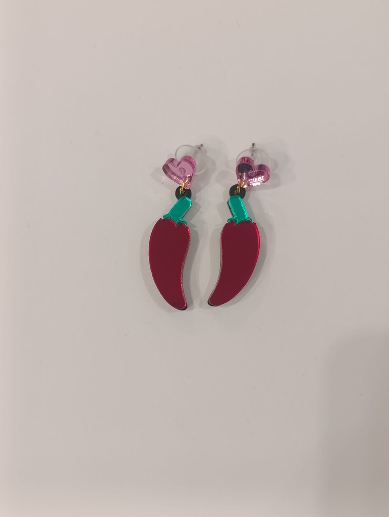 Pendientes Metacrilato Guindilla