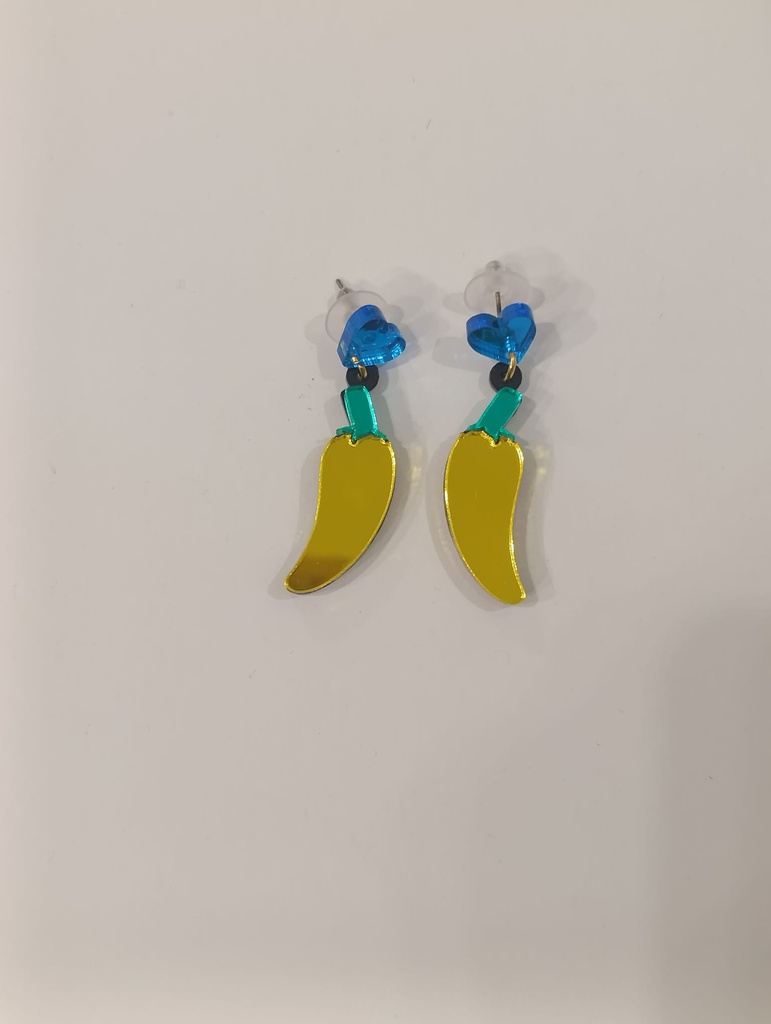 Pendientes Metacrilato Guindilla