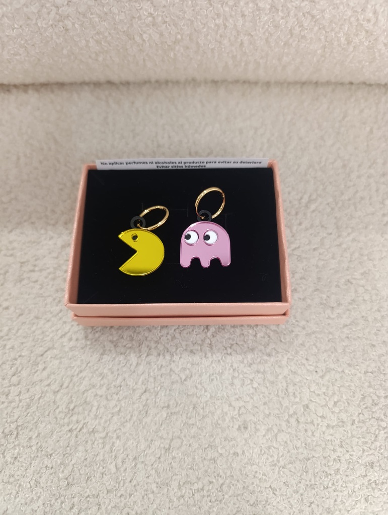 Pendientes Metacrilato ComeCocos Aro