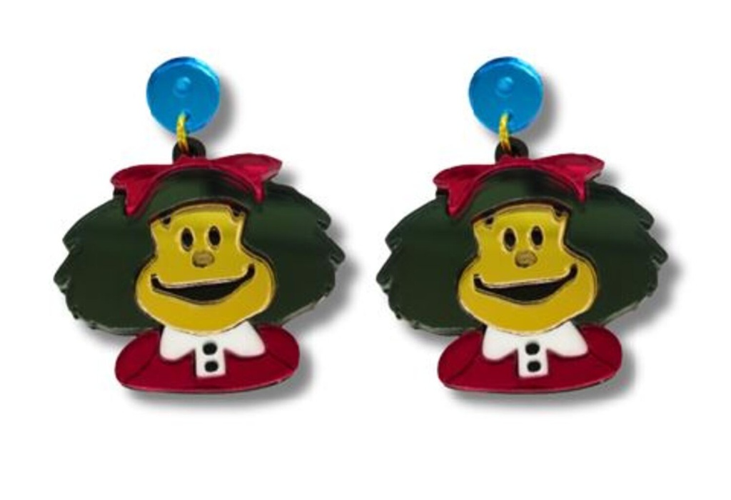 Pendientes Metacrilato Mafalda