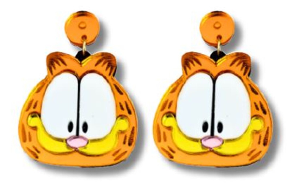 Pendientes Metacrilato Gato Garfield