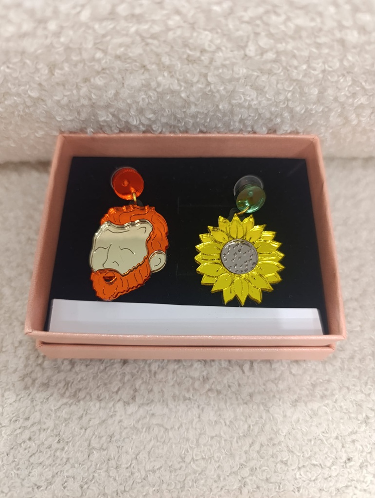 Pendientes Metacrilato Van Gogh